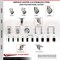 Service Caster 5 Inch 316SS Gray Poly Swivel 1-3/4 Inch Expanding Stem Caster Brake SCC, 2PK SCC-SS316EX20S514-PPUB-2-TLB-2-134 - alternate 1